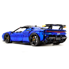 1:8 Ferrari SF90XX Royal Blue Plating Limited Color, The Ultimate Supercar, More Than 12 Features Restored(4100 Pcs)