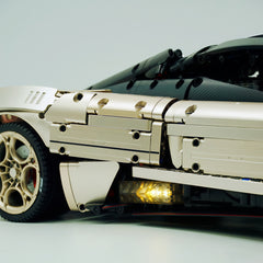 El superdeportivo Pagani Utopia definitivo a escala 1:8 | Edición limitada V12 italiano exótico dorado champán (3314 piezas)