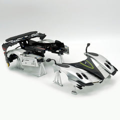 1:8 Pagani Zonda R | Sliver Paint Italian Hypercar (3300+ PCS)