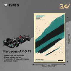 Car Display Frame for LEGO TECHNIC MERCEDES AMG F1 42171
