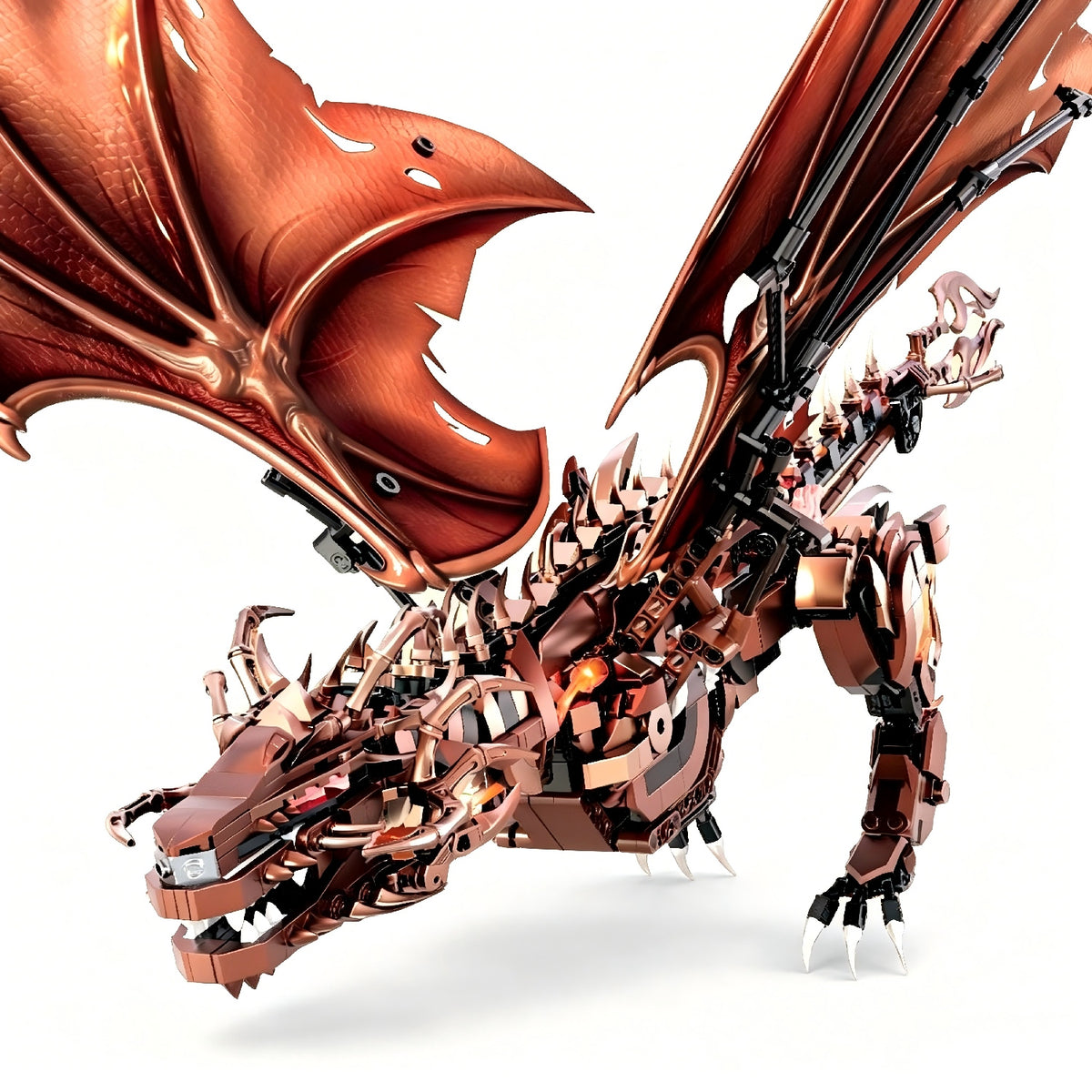 Mechanical Vermithor Set | Legendary Dragon Display Model (1271 PCS)