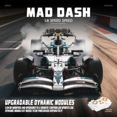 1:8 Mercedes-Benz Abu Dhabi W15 F1 Racing Car (1912 Pcs)