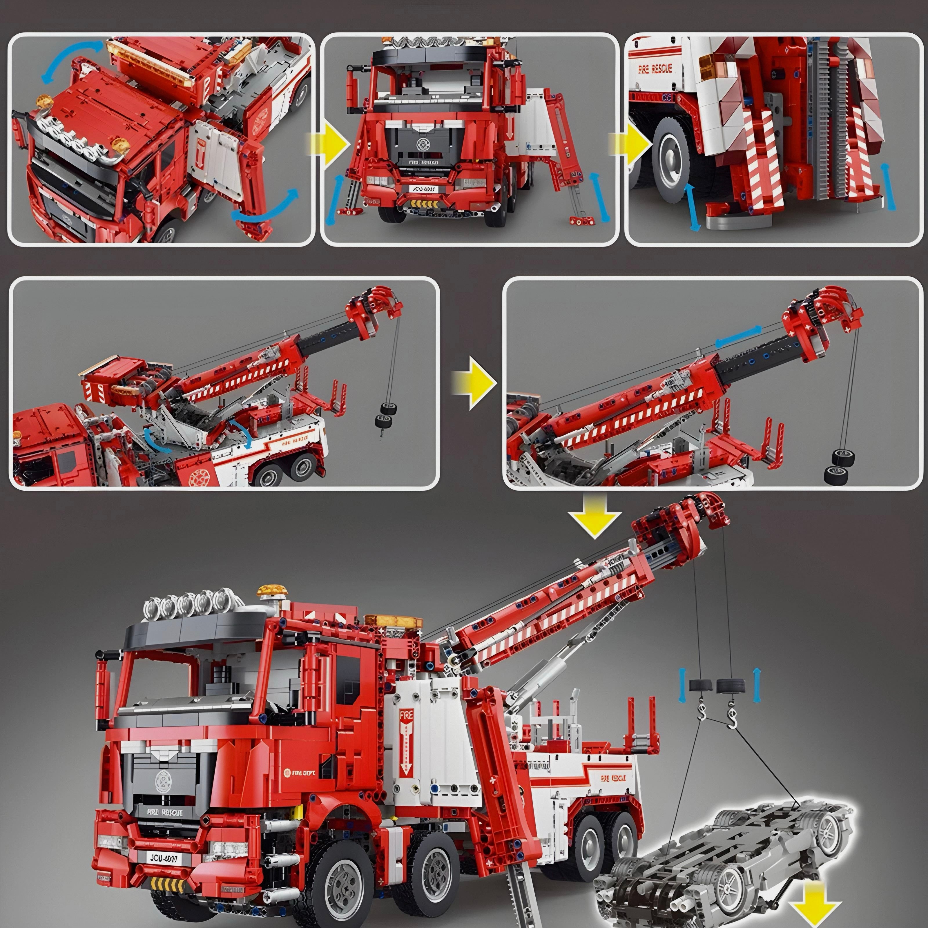 REMOTE CONTROLLED FIRE & RESCUE TRUCK (4883 PCS)