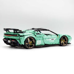 Ferrari SF90XX 1:8, finition rose, édition limitée, la supercar ultime, plus de 12 détails reproduits (4100 exemplaires)