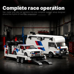 Set de transporte del equipo de Rally | Operación completa del día de la carrera (1536 piezas)