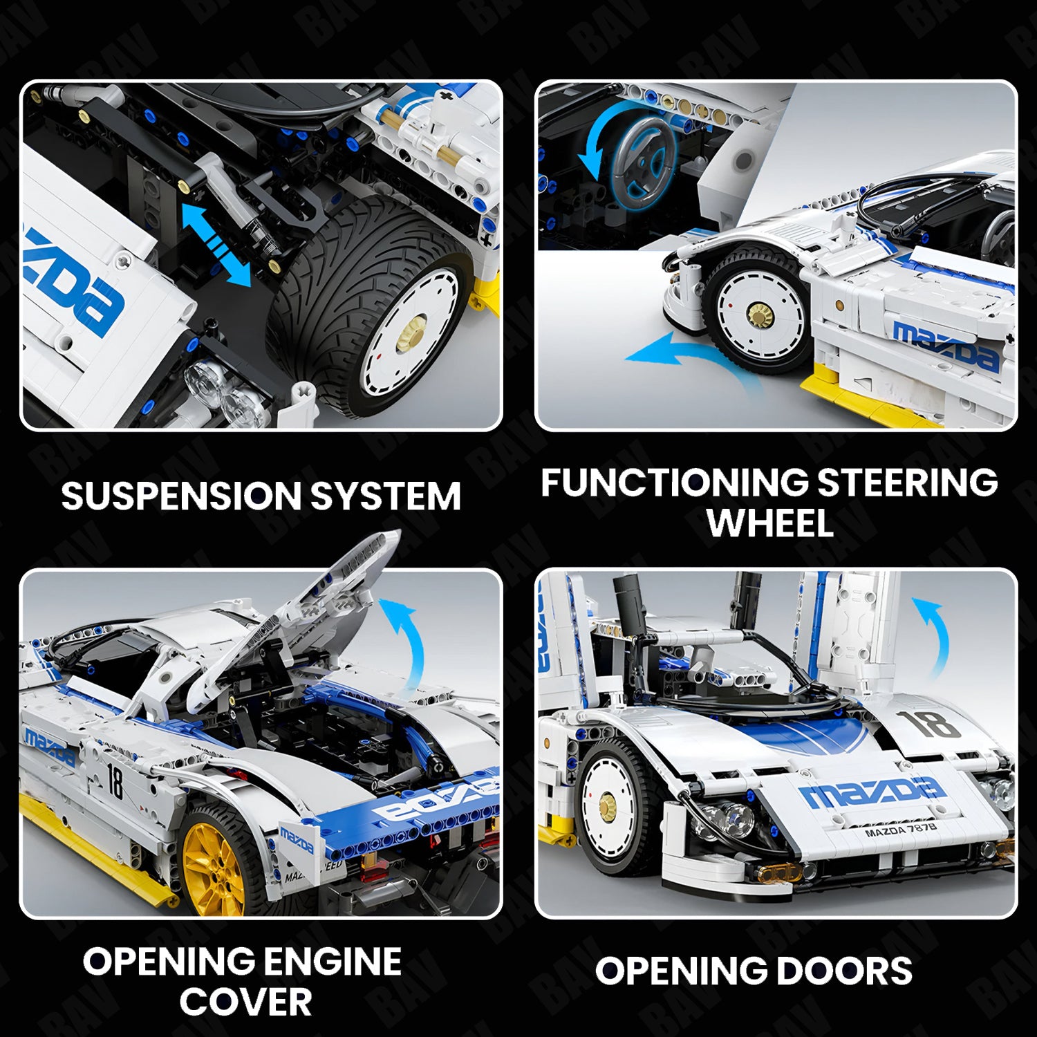 Mazda 787B – Officially Licensed | RC Rotary Legend | 1797 PCS