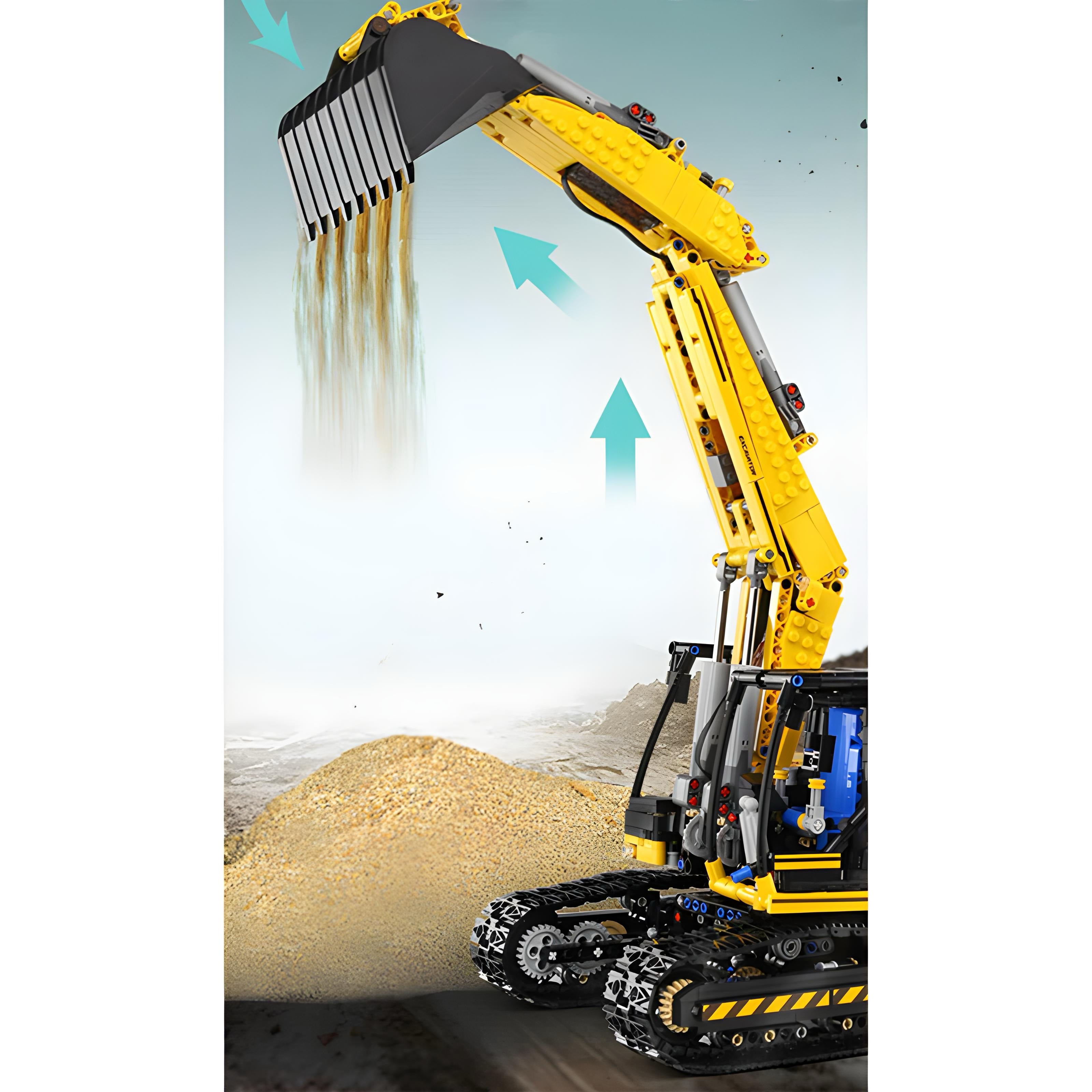 REMOTE CONTROLLED DIGGER (1830 PCS)