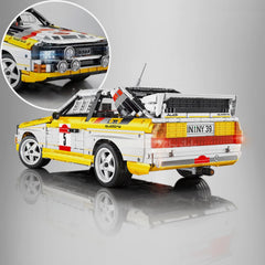 1: 8 Audi Rally Quattro S1 Group B 1984, Genuine Authorization (3887+Pcs)