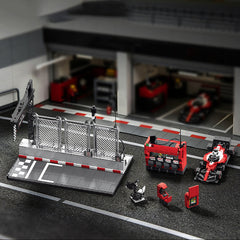 Ferrari F1 Race Car and F1 Starting Grid Set | 1413 PCS