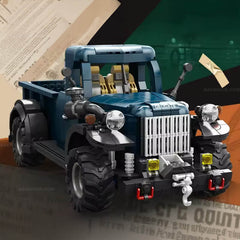 1:16 Dodge Vintage Blue Power Pickup | Classic American Muscle Truck(1199 PCS)