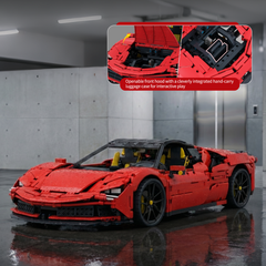 1:8 Ferrari SF90 Hypercar | Mechanical Linkage Version (3797 PCS)