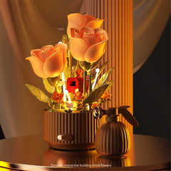 The Flower that Never Fades | Remote-controlled Spray Bottle And Ambient Light