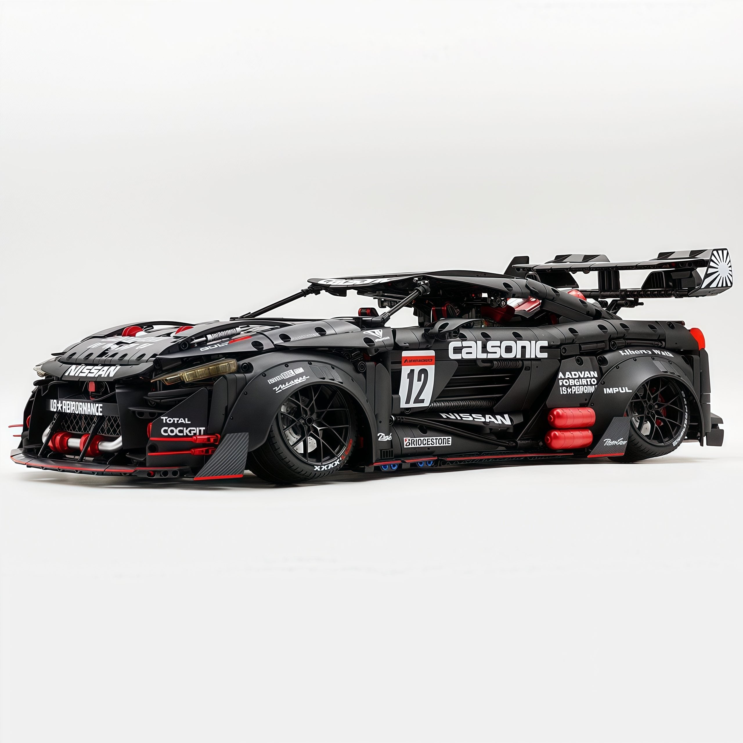 1:8 Nissan GT-R R35 Widebody Black Warrior Custom Edition |&nbsp; Black Beast | 3939+ PCS