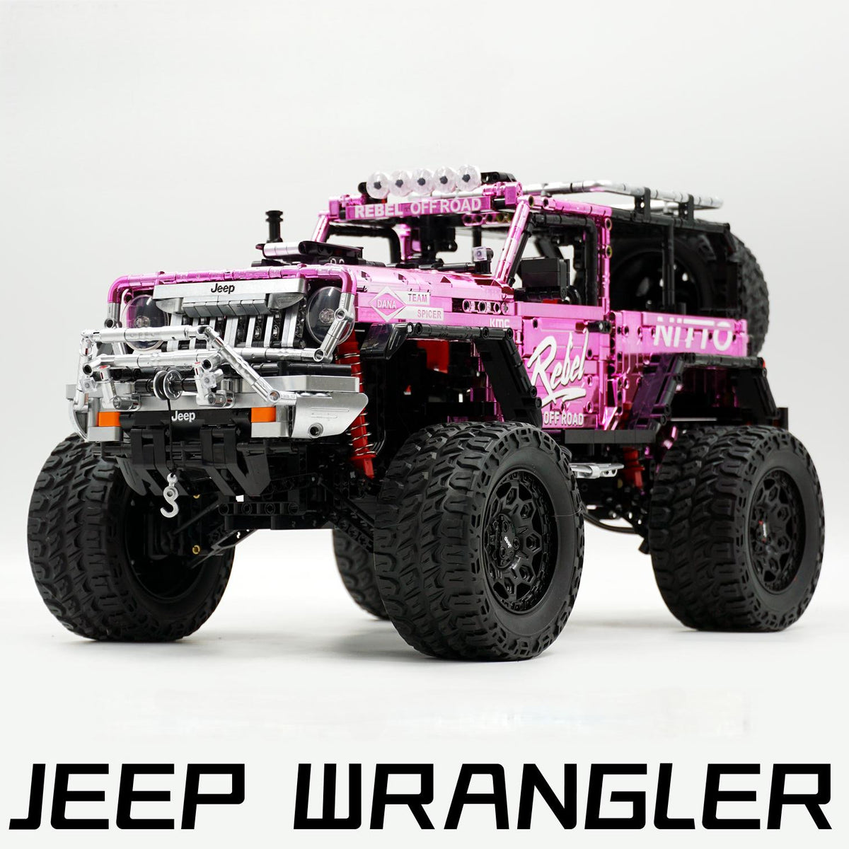 1: 6 Jeep Wrangler Off-Road Electroplating Pink Limited Edition (2121 PCS)