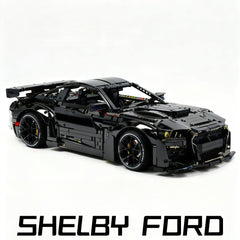 1: 8 Ford Shelby GT500, Matte Black Customized Version (3400PCS)