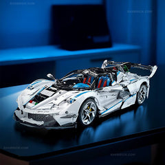 1:8 The Drift LaFerrari FXXK EVO | Pearl White Painting Custom Edition (4580pcs)