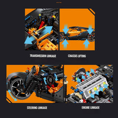 1: 8 Mclaren Sabre Supercar, Aerodynamic Brilliance (3862 PCS)