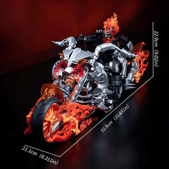 Evil Flame Skeleton Knight Set (1436 PCS)