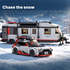 Ski Performance Wagon &amp; Camper | Winter Adventure Touring Set (1294 PCS)
