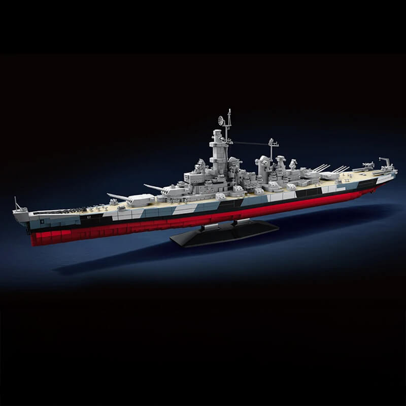 USS Montana Battleship | American Naval Flagship | 2955 PCS - BAV BRICK