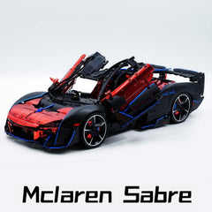 1: 8 Mclaren Sabre Supercar, Aerodynamic Brilliance, Mirror Customized Edition (3862 PCS)
