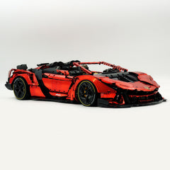 1: 8 Lamborghini One Off: Auténtica, Motorized Convertible Switch Mode | Custom Ruby-plated Edition(3392 Pcs)