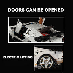 1:8 Widebody Classic Lamborghini Countach 5000 – Pearlescent White Edition (4301 PCS)