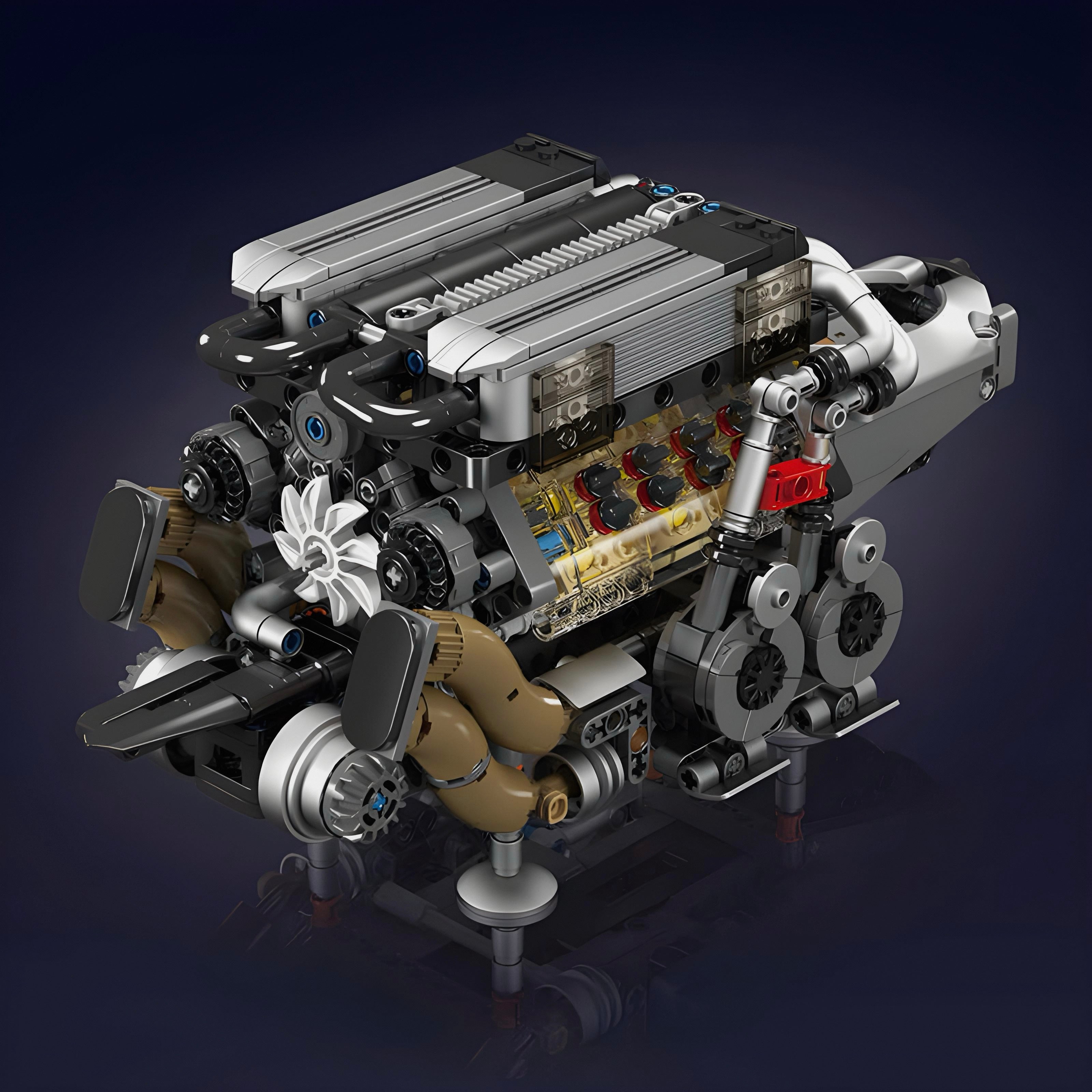W16 Enginei Bugatti W16 Engine Simulator