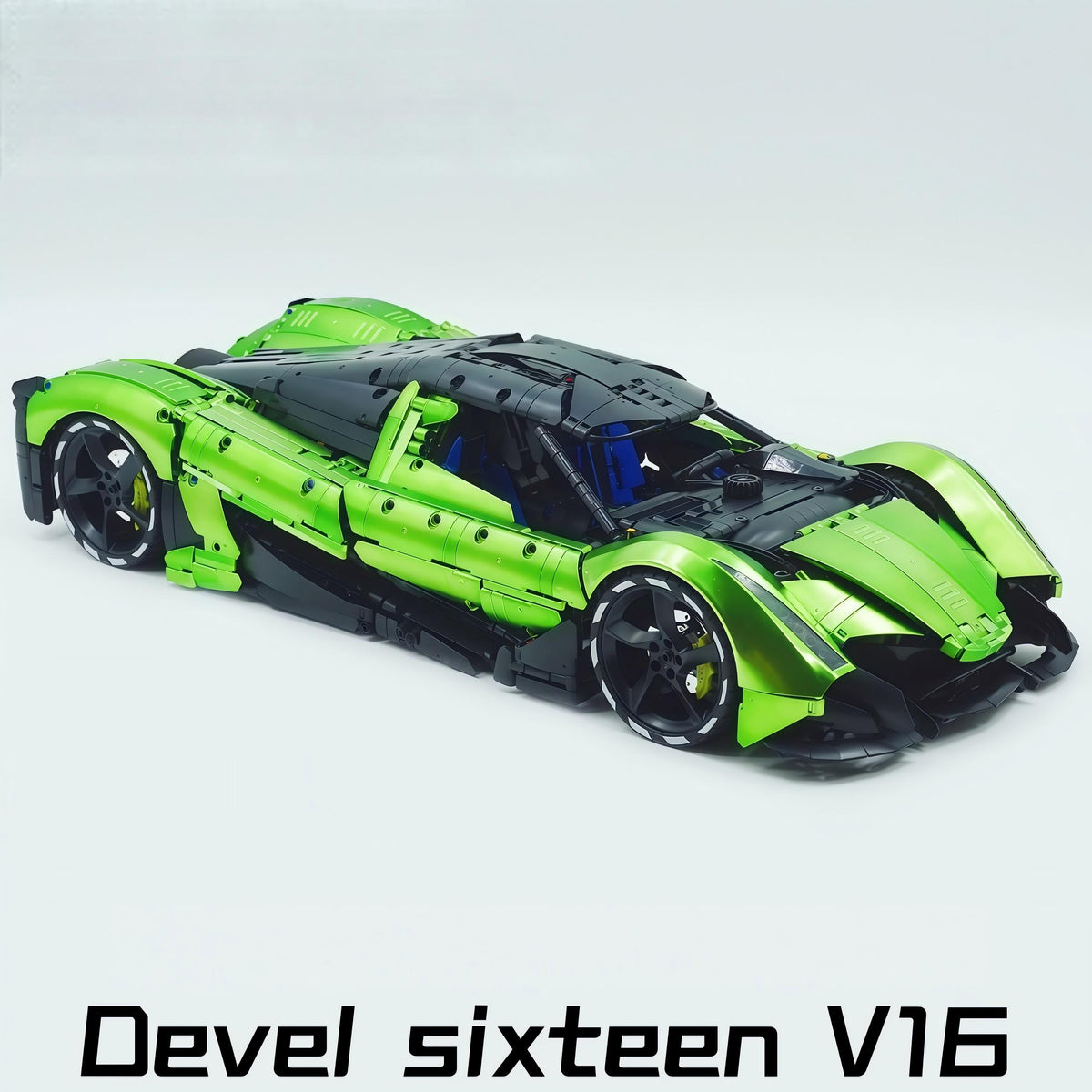 1:8 Devel sixteen V16 | Neon Green Custom Edition | Officially licensed (4016PCS)