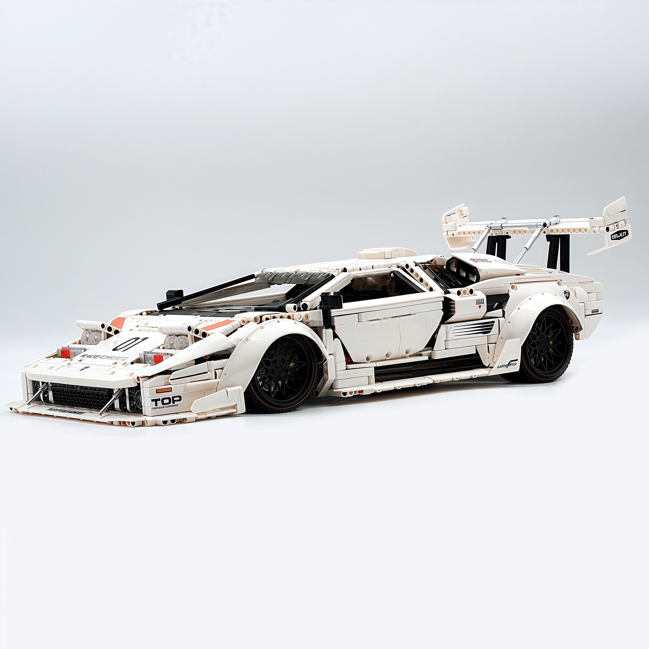 1:8 Lamborghini Countach LP5000 Building Set (3970+ PCS)
