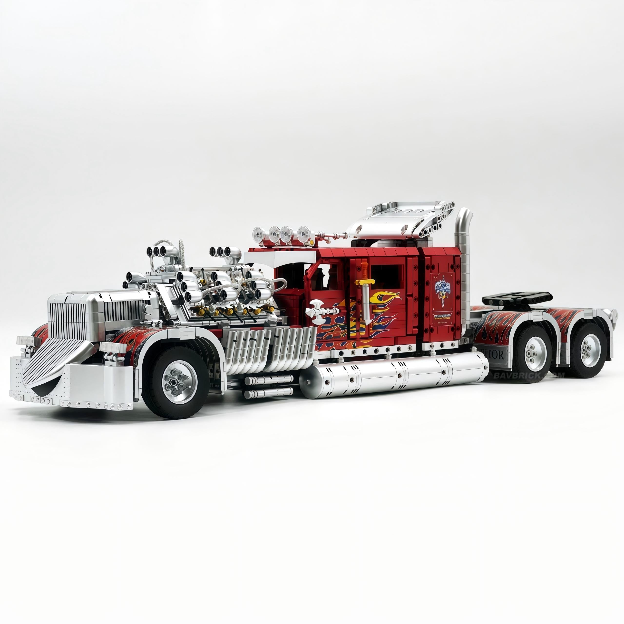 The American Thor 24 Heavy Diesel Truck (3485 PCS) - BAV BRICK