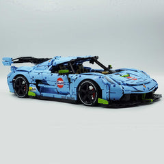 1: 8 Gulf Blue Koenigsegg JESKO, Custom Gulf Blue Limited Edition(4346 PCS)