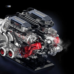 Large W16 Engine | French 16-Cylinder Engine Set (2520 PCS)