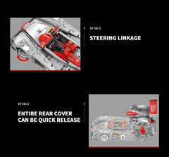 1:8 Audi R8 LMP 2000 | Remote Controlled | Genuine Authorization | 2426 PCS