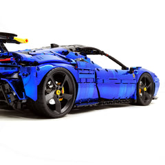 1:8 Ferrari SF90XX Royal Blue Plating Limited Color, The Ultimate Supercar, More Than 12 Features Restored(4100 Pcs)