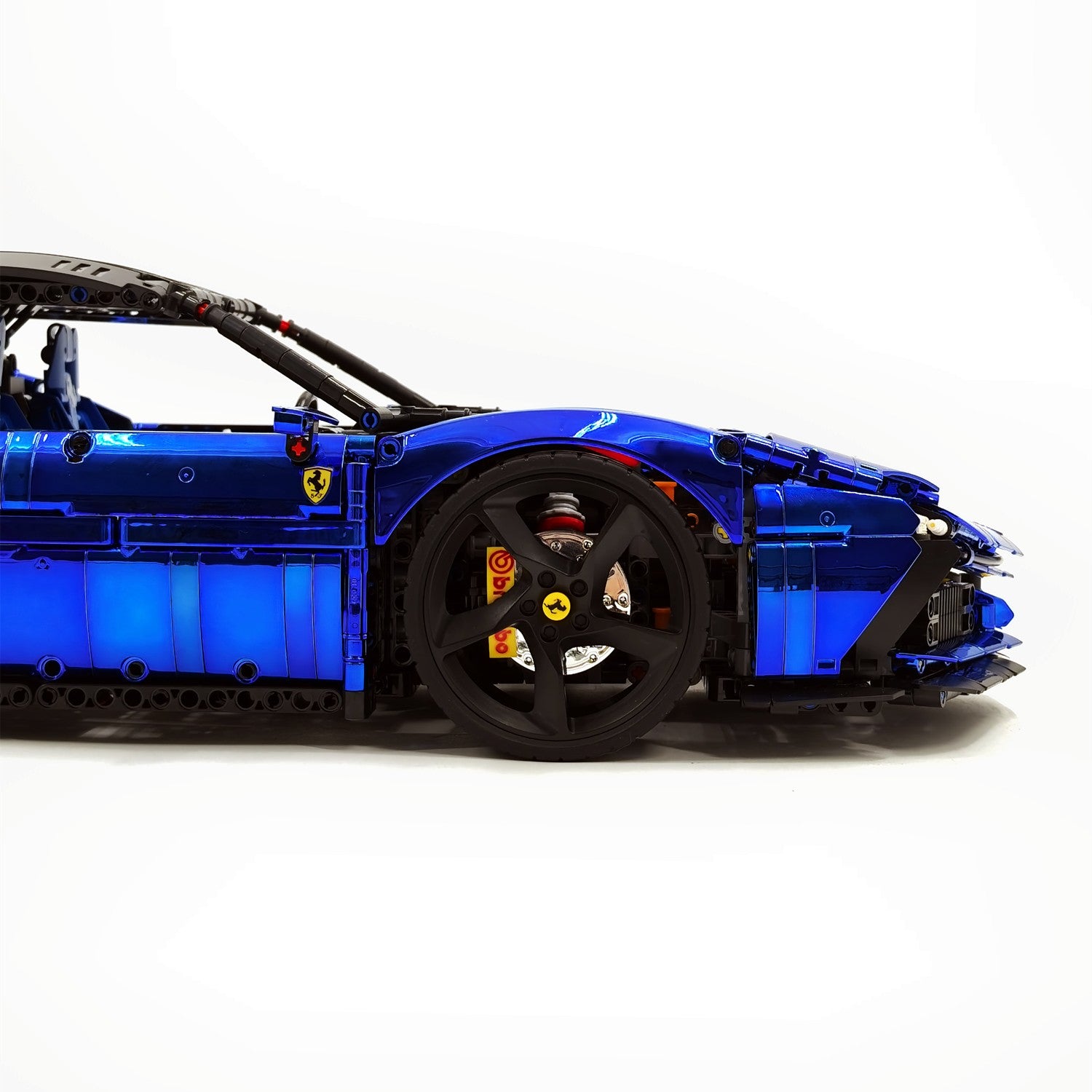 1:8 Ferrari SF90XX Royal Blue Plating Limited Color, The Ultimate Supercar, More Than 12 Features Restored(4100 Pcs)