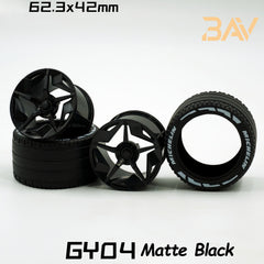 1:8 Supercar Custom Wheels (4-pack)