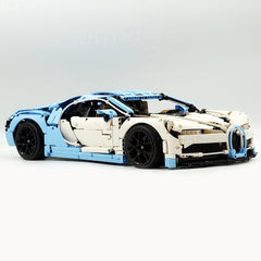 1: 8 Bugatti Chiron, Custom Modified Blue+White Edition (4031PCS)