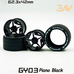 1:8 Supercar Custom Wheels (4-pack)