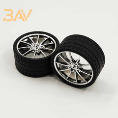 1:8 Custom Wheels MOC, Suitable for All 1:8 Supercars (4-pack)