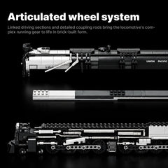 American Articulated Steam Locomotive | 1270+ PCS