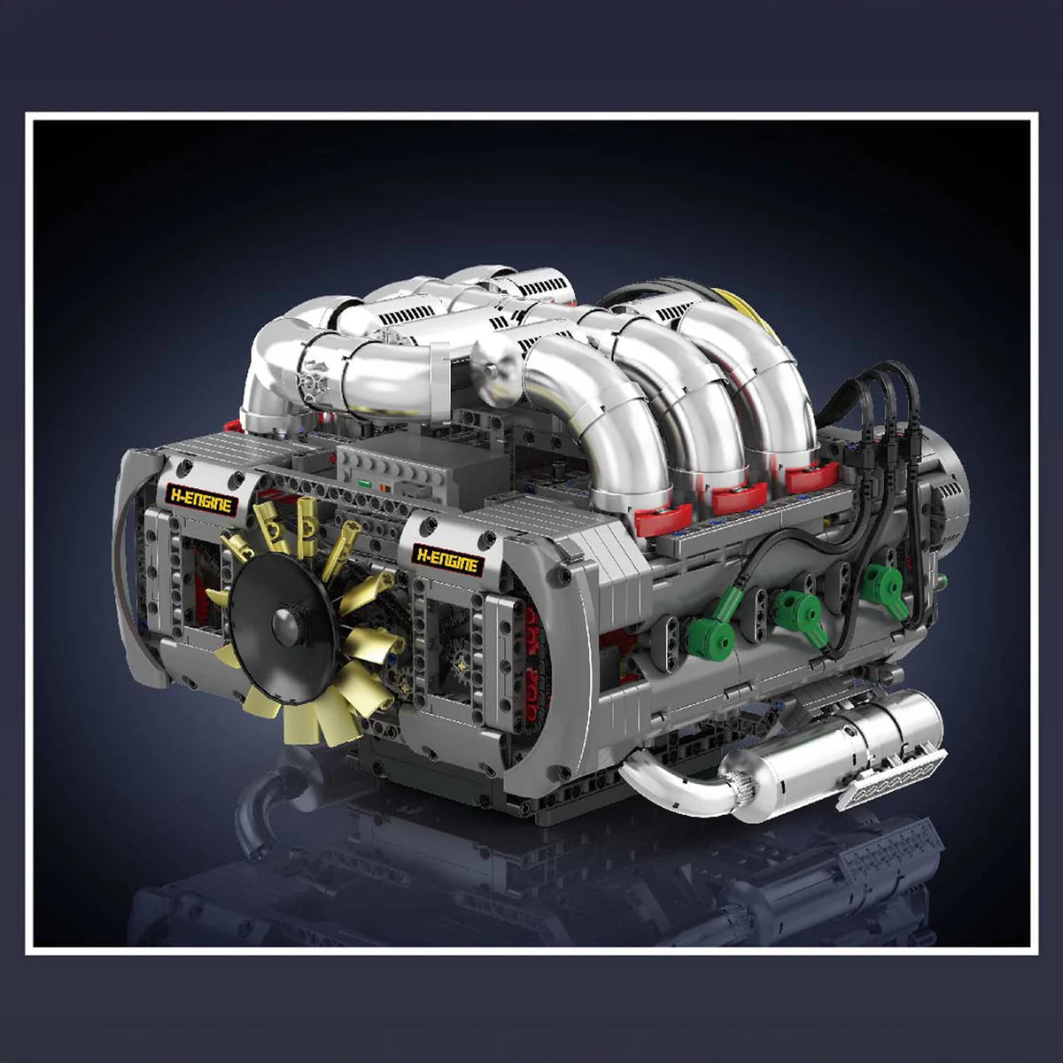 MOTORISED FLAT 6 ENGINE (2376 PCS)