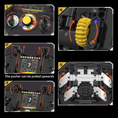 1:1 Grand Prix Steering Wheel (832 Pcs)