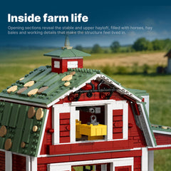 Rustic Barn Farm Scene | 2,223 PCS