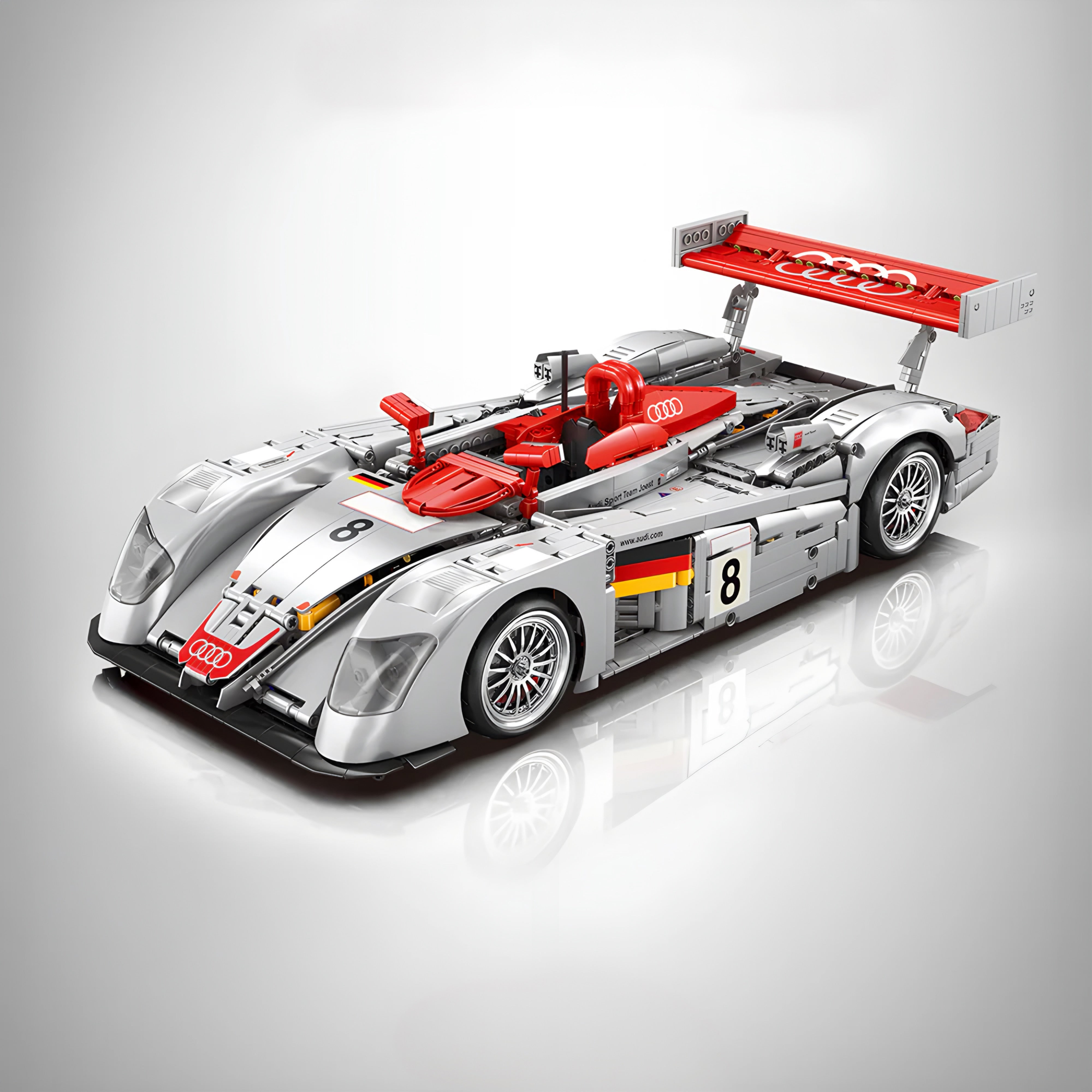 1:8 Audi R8 LMP 2000 | Remote Controlled | Genuine Authorization | 2426 PCS