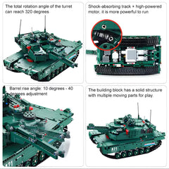 M1-A2 REMOTE CONTROLLED TANK (1502 PCS)