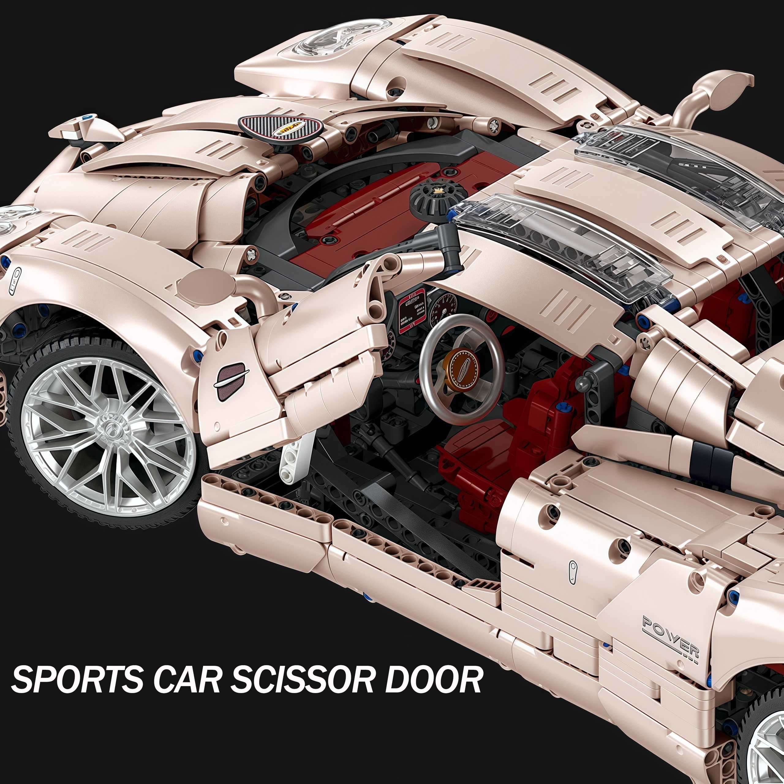 1:8 Pagani Utopia | Rose Gold Masterpiece | 3428+ PCS