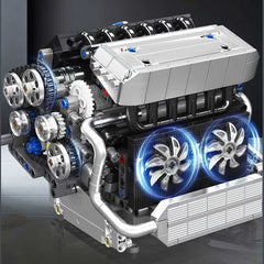 Motorised Inline-6 BMW Engine | German Performance Legend (743 PCS)