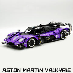 1: 8 Aston Martin Valkyrie Hypercar, Electroplated Purple Customized Version(3869 Pcs)