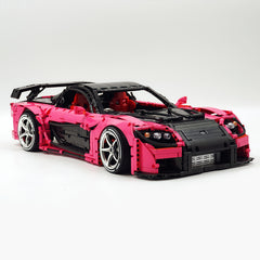 1: 8 Mazda RX-7 with Remote Control, Front and Rear Lights, Macaron Pink Limited Edition (3305 Pcs)